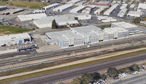 RT Metro Buildings from across the train tracks.