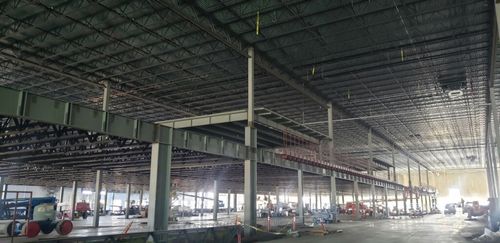 Inside the 1.2M Sqft Amazon Warehouse during construction
