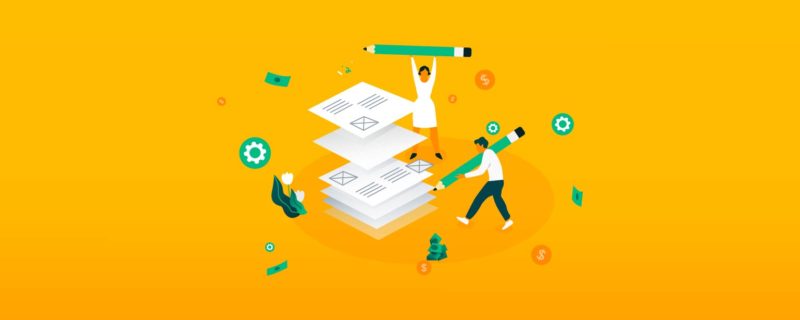 one page business plan template cover image