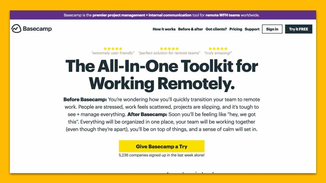 basecamp alternatives basecamp