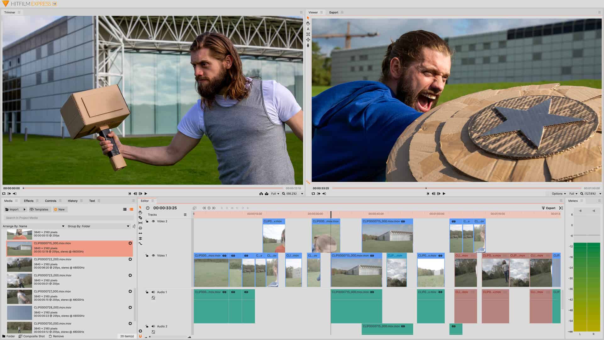 Adobe Premiere alternatives - HitFilm Express