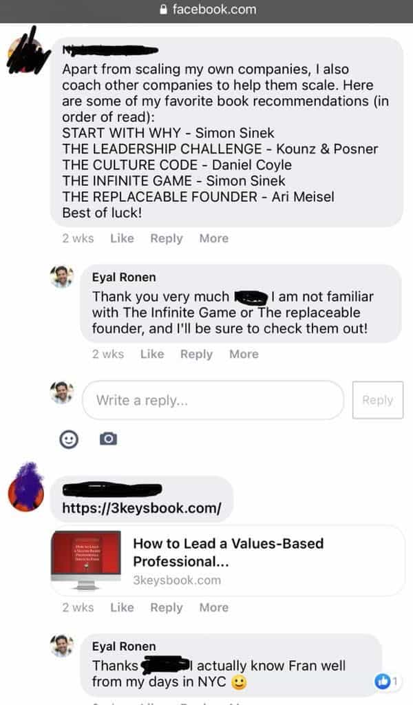 Professional networking - Facebook Community Groups