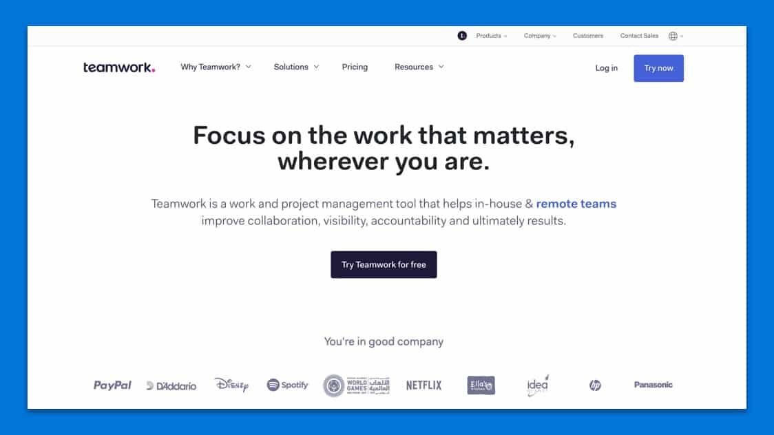 basecamp alternatives teamwork