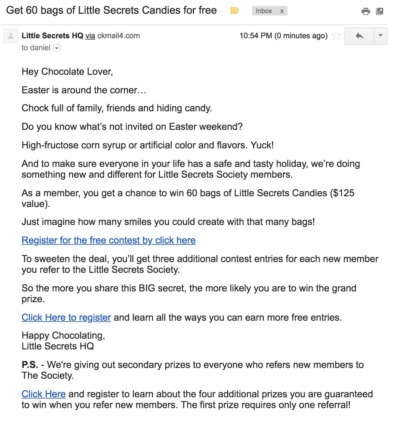 LS Anouncement Email